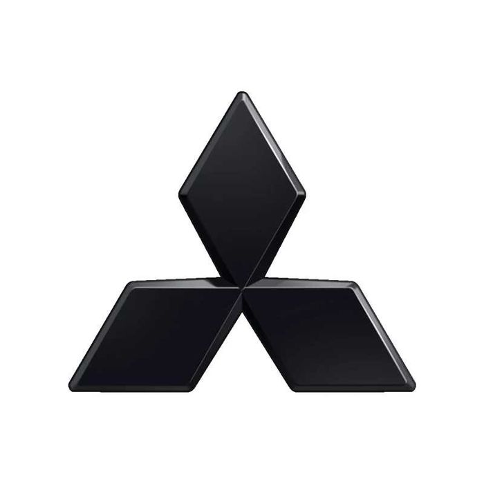 Емблема Mitsubishi на капот/решітку/багажник/руль (пластик,на скотчі)