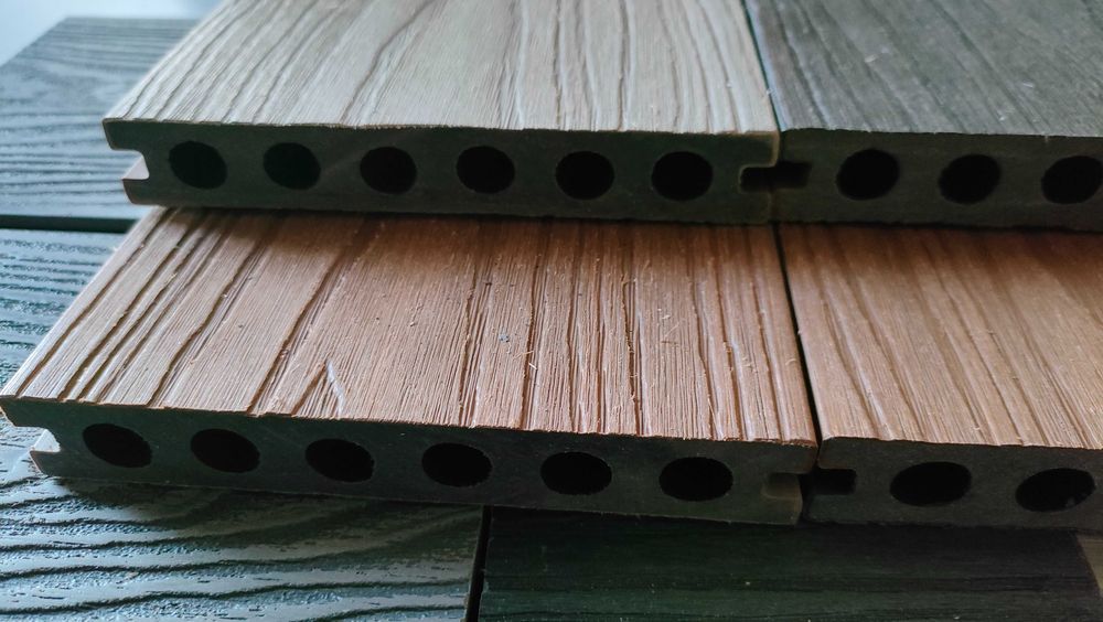 Deska podłogowa kompozytowa 2 strona kompozyt decha deski drewno klips