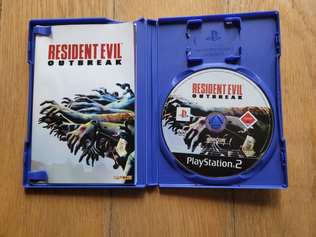 Jogo ps2 Resident Evil Outbreak