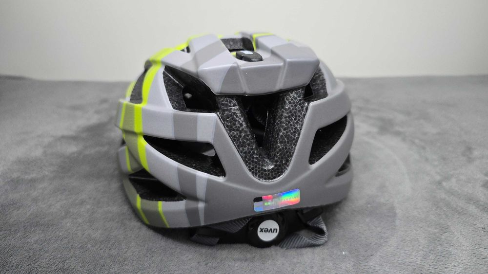 UVEX Air Wing CC grey lime matt Kask Rowerowy rozmiar 52-57cm