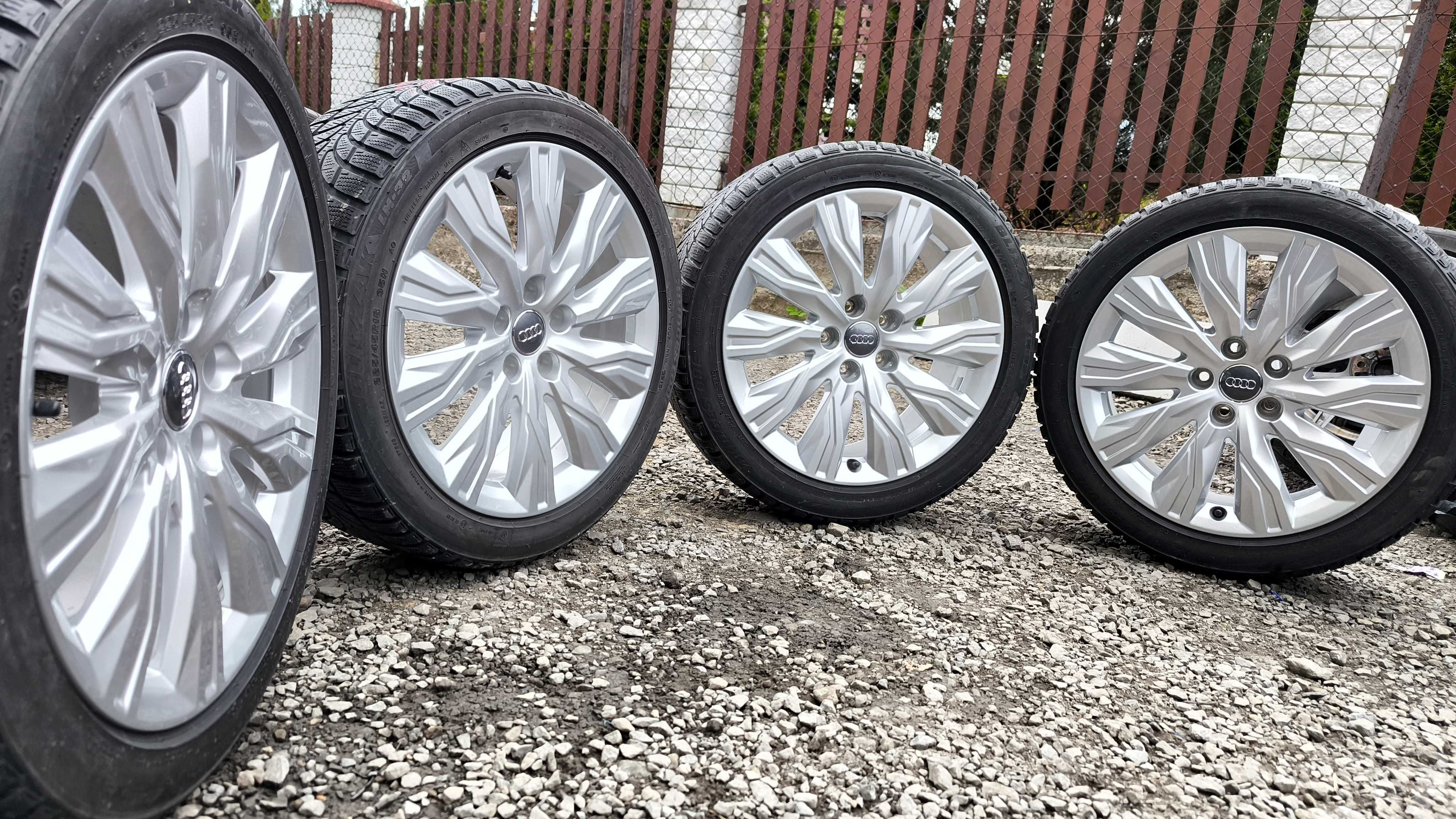 Koła Audi A4 A5 A6 C8 A8 A7 Q5 SQ5 Q3 18 cali 5x112 ET39 Opony 225/45