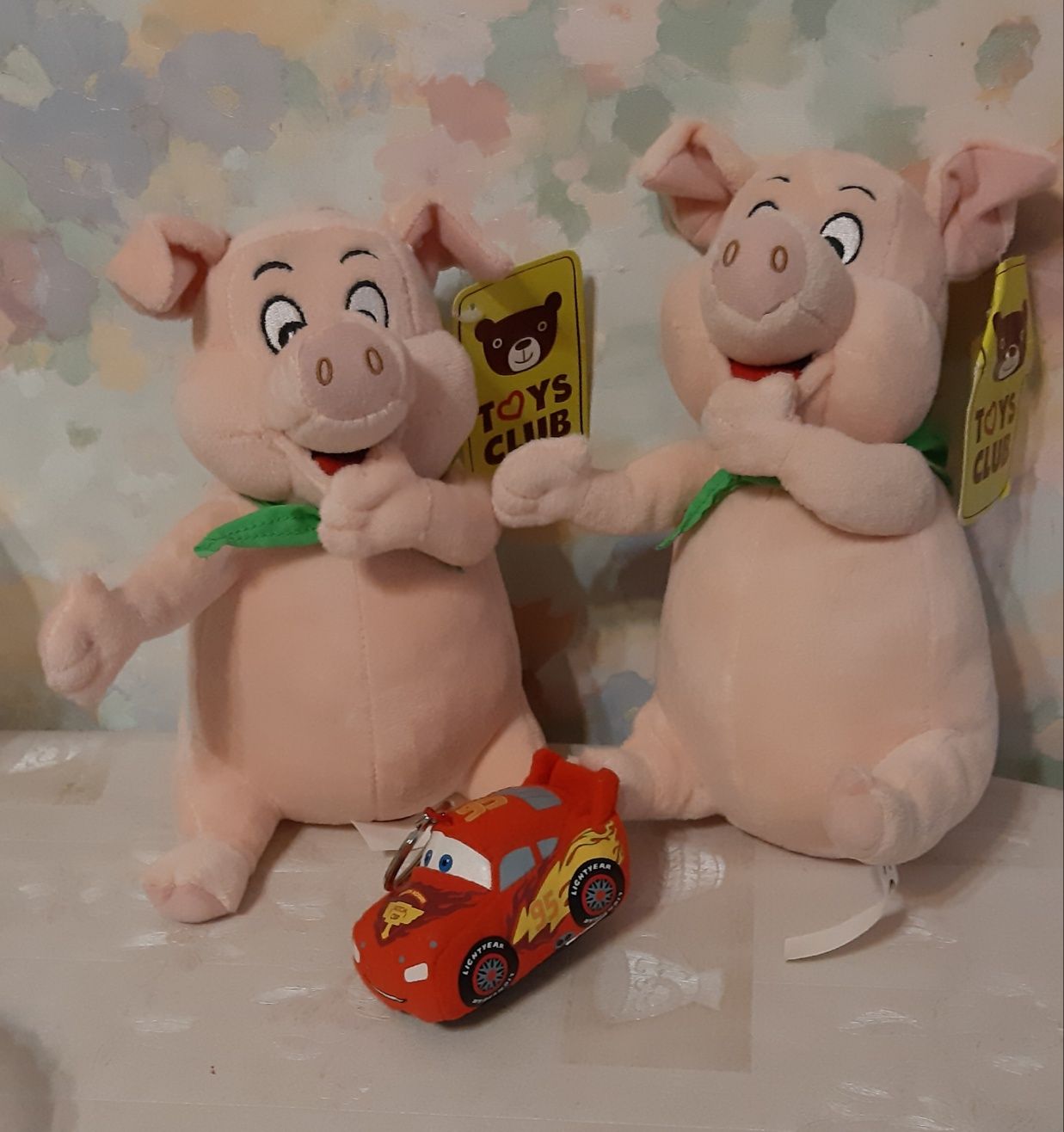 Брелок брендовая мягкая іграшка Молния МакКвин, мягкие игрушки свинки