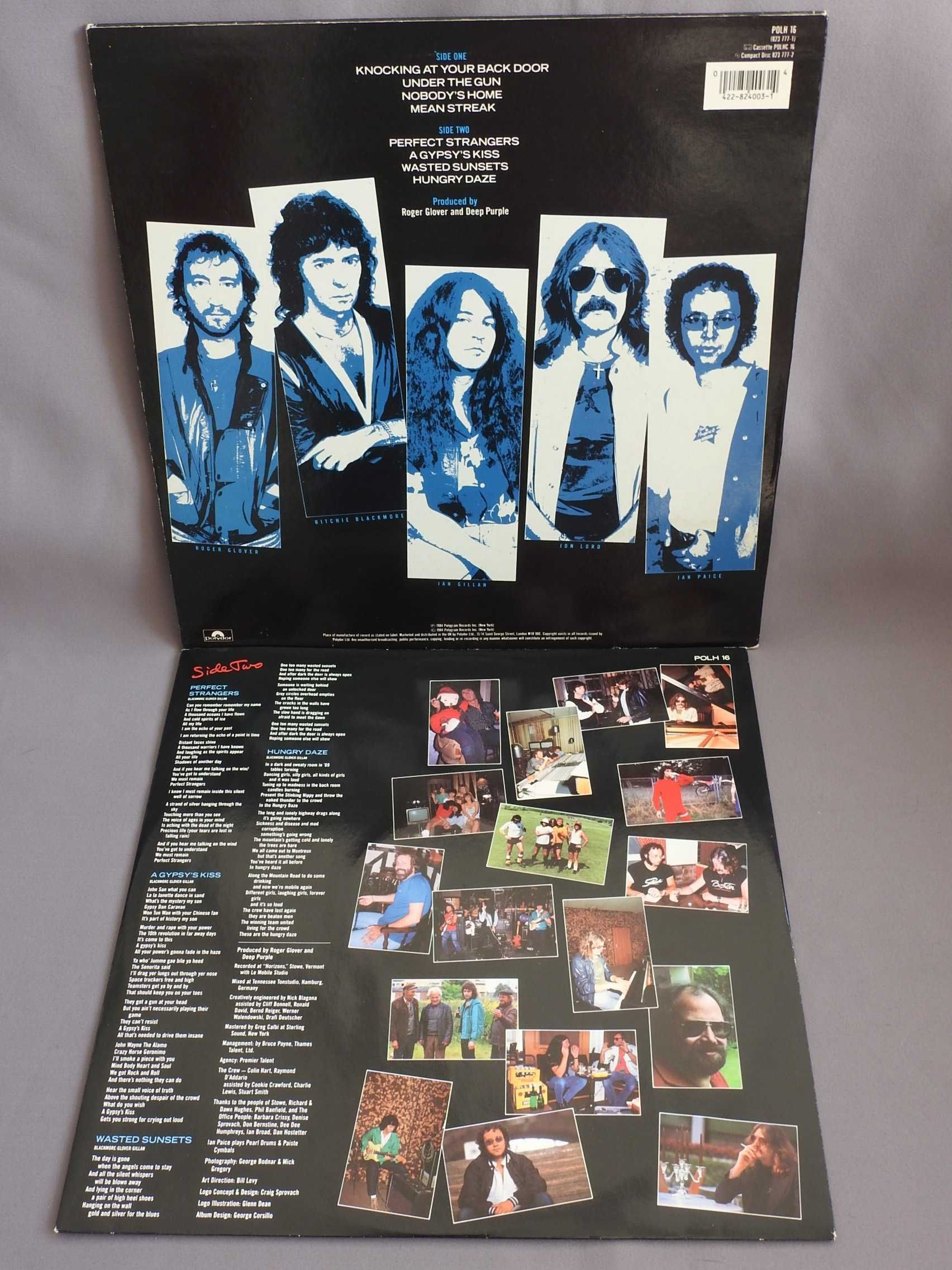 Deep Purple ‎Perfect Strangers ‎LP 1984 UK пластинка Британия NM 1pres