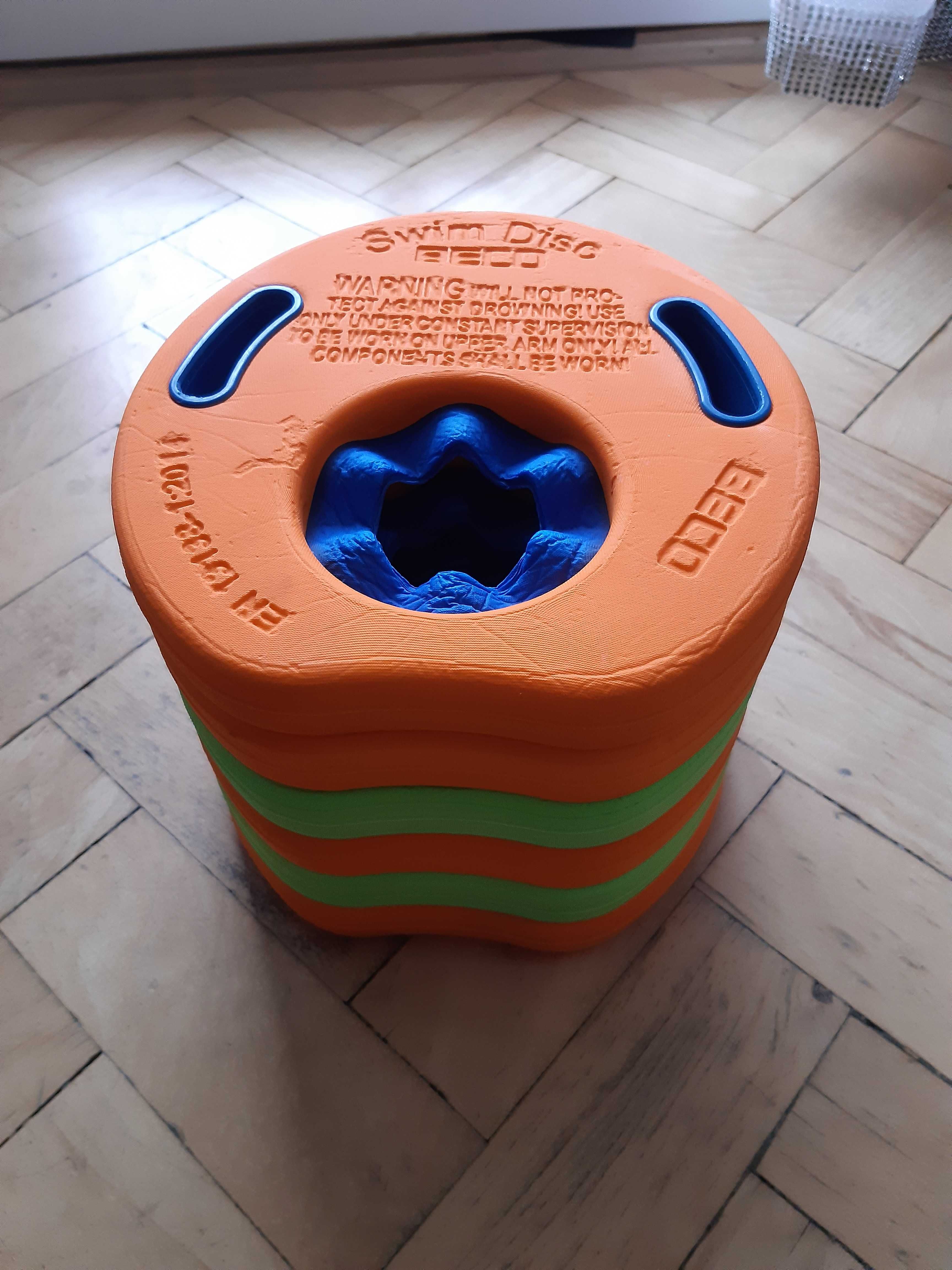 Pływaczki do nauki pływania Swim Disc BECO 5-60 kg zestaw 6 sztuk