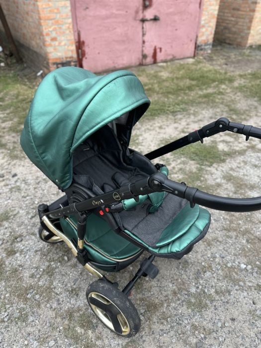 Дитяча коляска Gold Onyx екошкіра