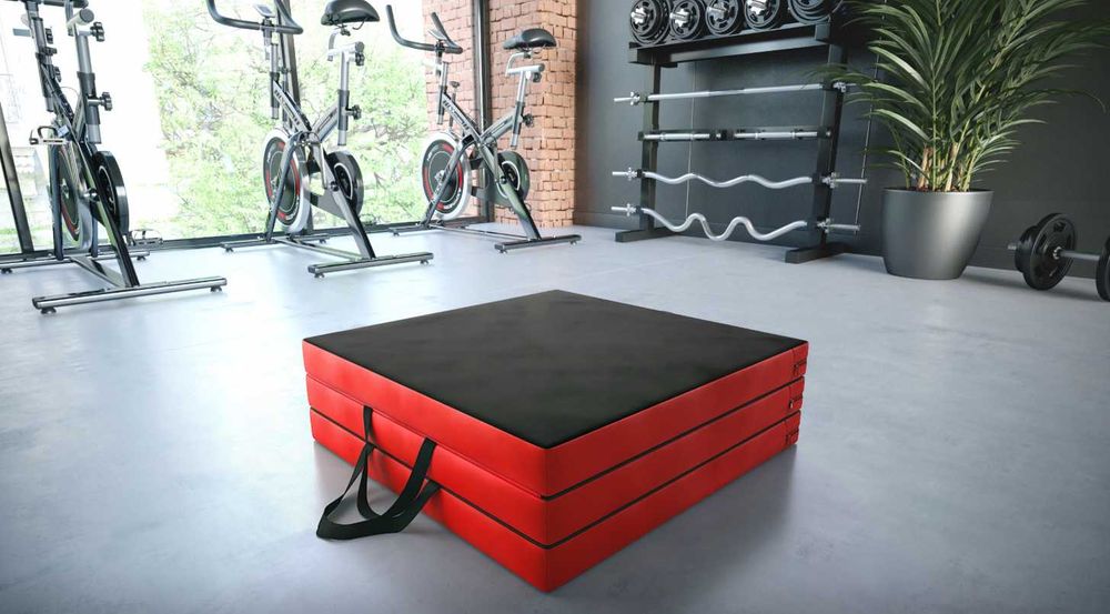 Składany Materac Gimnastyczny Sportowy Mata Do Ćwiczeń 180x60 - OKAZJA