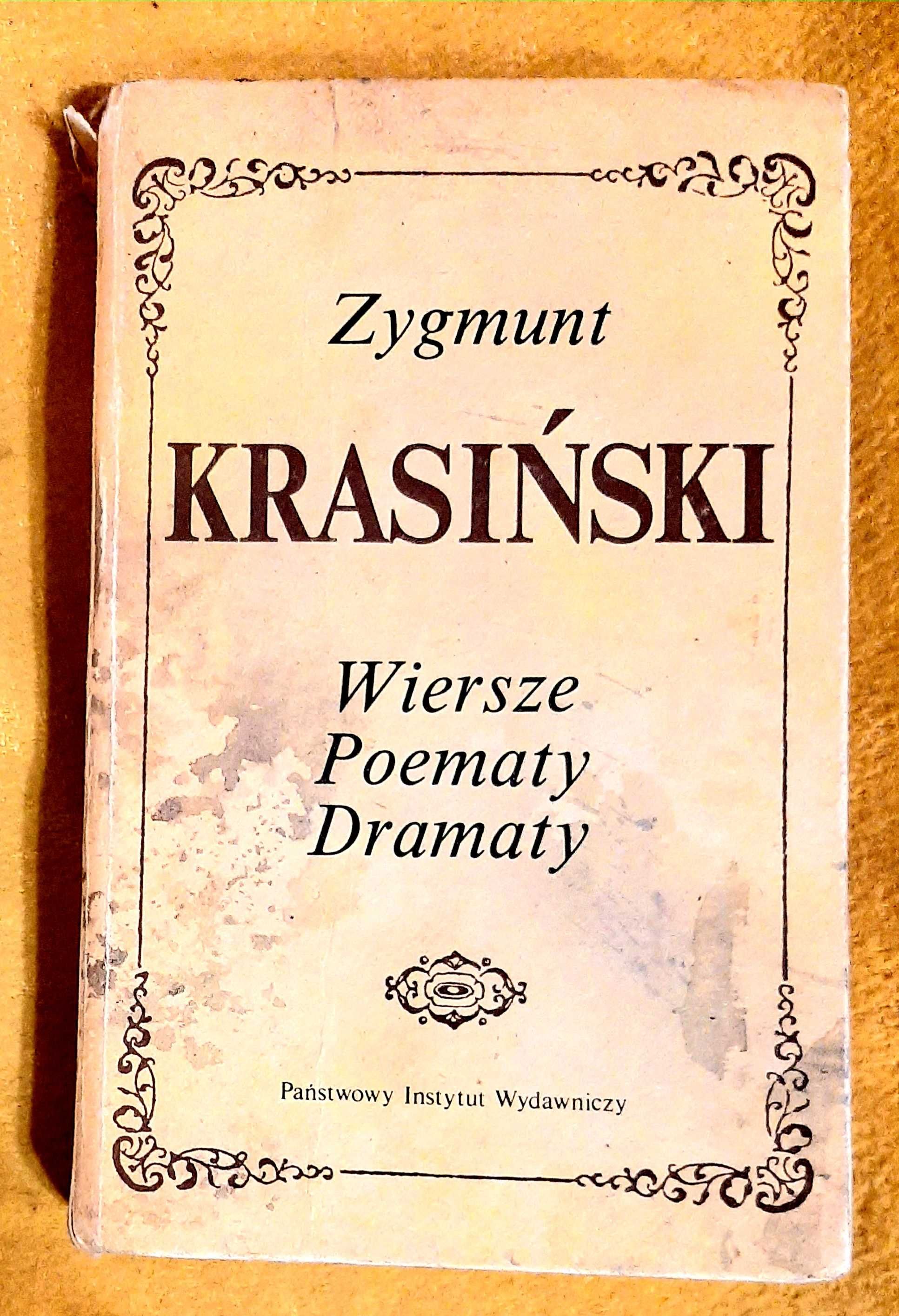 Zygmunt Krasiński, Wiersze, Poematy, Dramaty