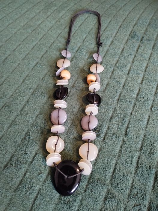 Naszyjnik korale w kolorach ziemi