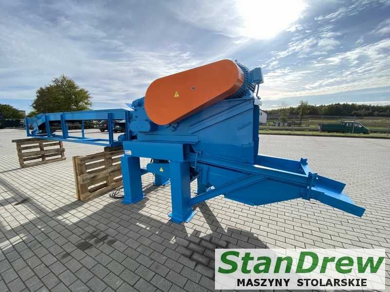 Rębak Klockner do drewna , zrzyn 120x400 L2/1W 37 kw ze zsypem