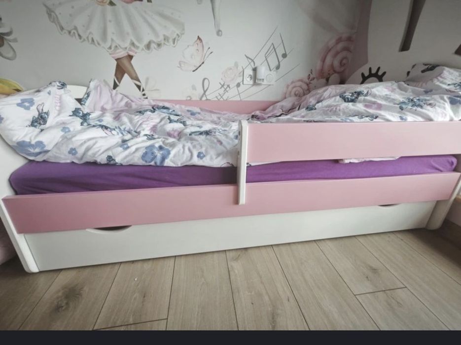 Materac dla dzieci wraz z łóżeczkiem, łóżko dla dziewczynki