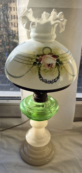 Lampa naftowa typu Kosmos Burner firma G. F. Opitz Berlin