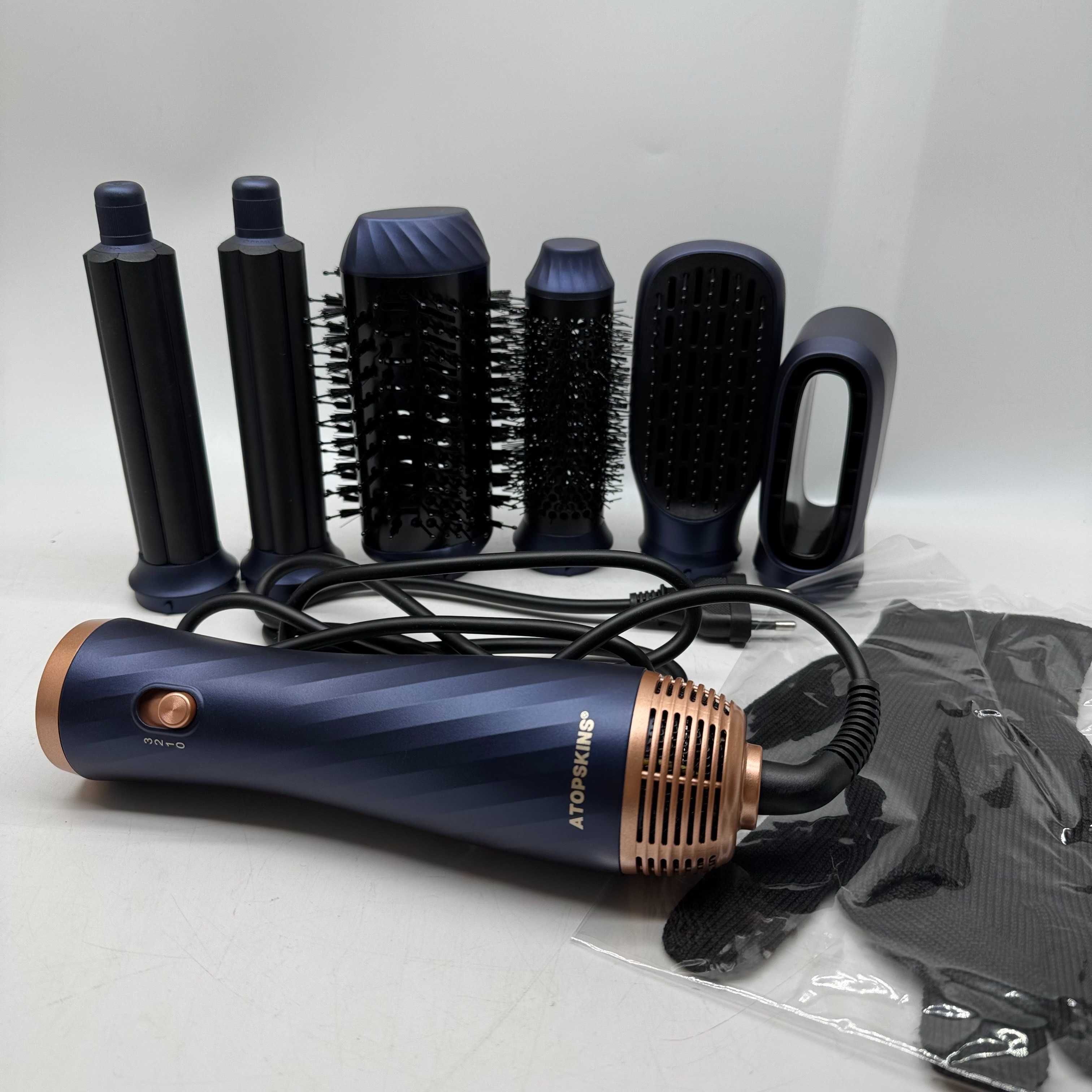 Zestaw szczotek do stylizacji włosów 6w1 ATOPSKINS WT-623
