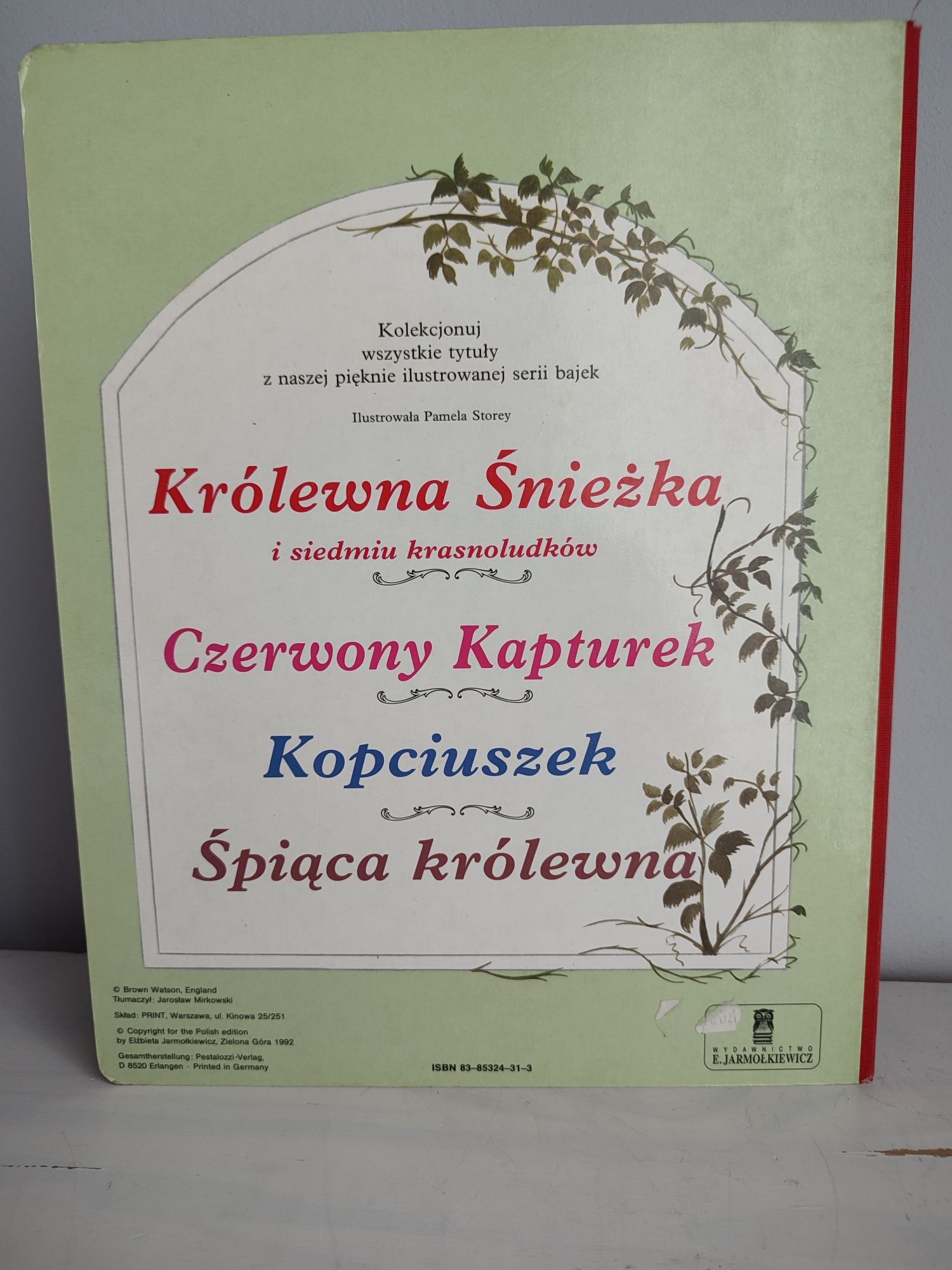 Śpiąca królewna. Brown Watson