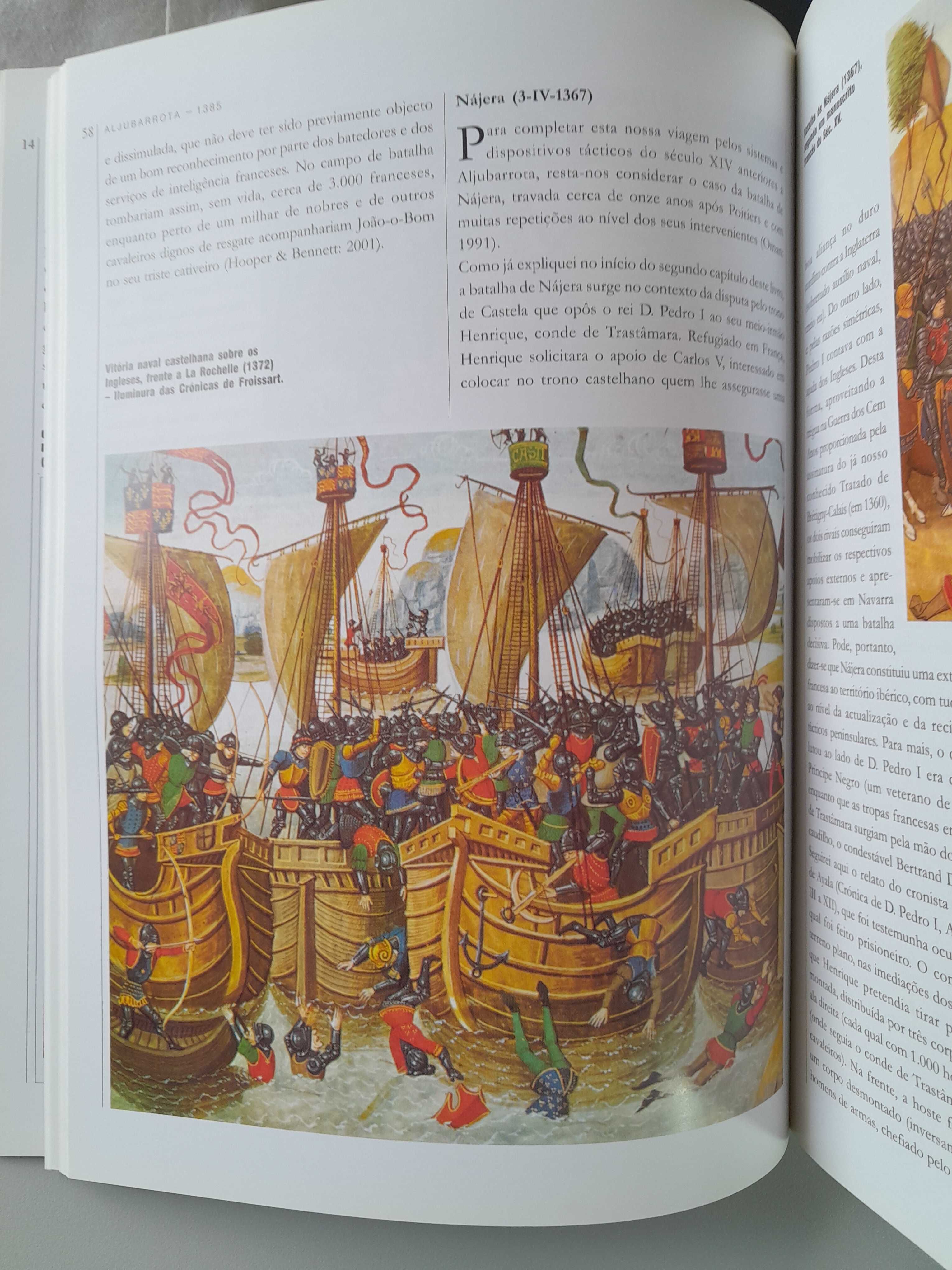 Livro "Aljubarrota 1385 A Batalha Real" , de João Gouveia Monteiro.