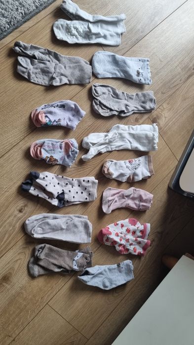 93. ZESTAW 16 par skarpetek skarpetki dla dziecka 23-25 H&M Reserved