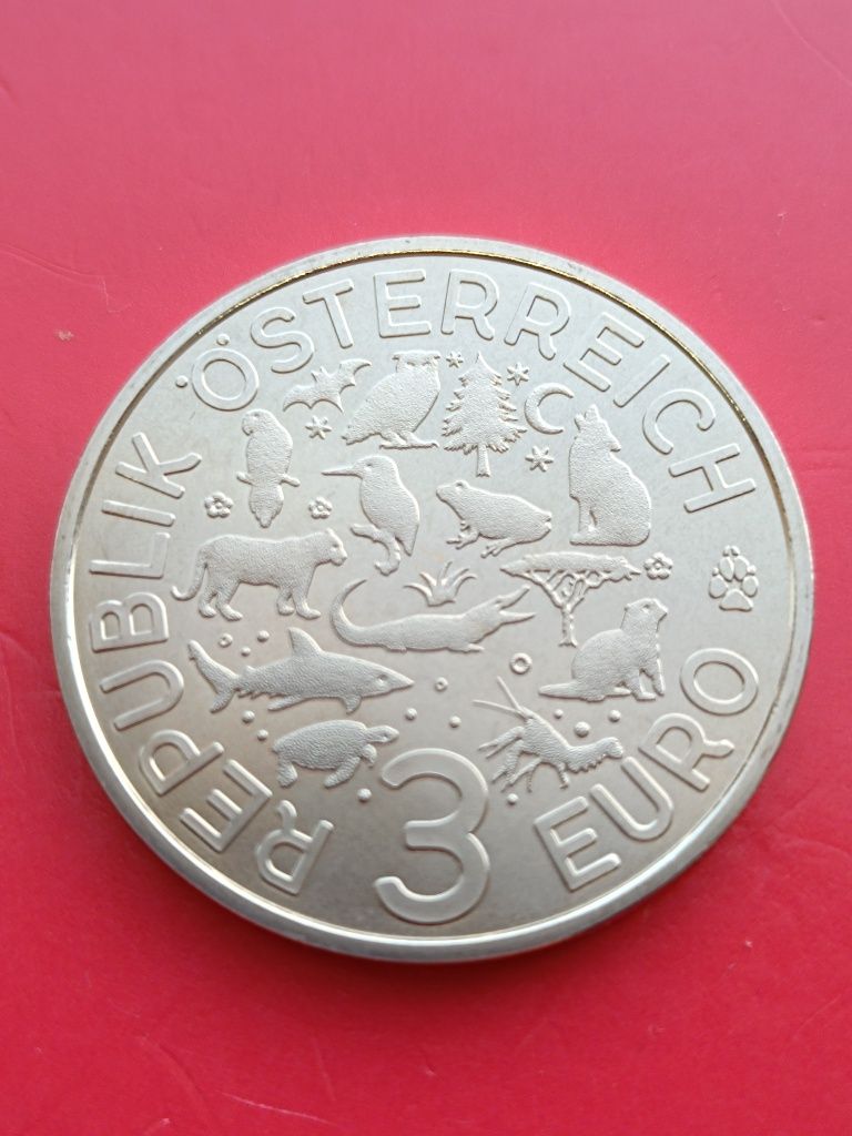 Moeda Áustria de 3€