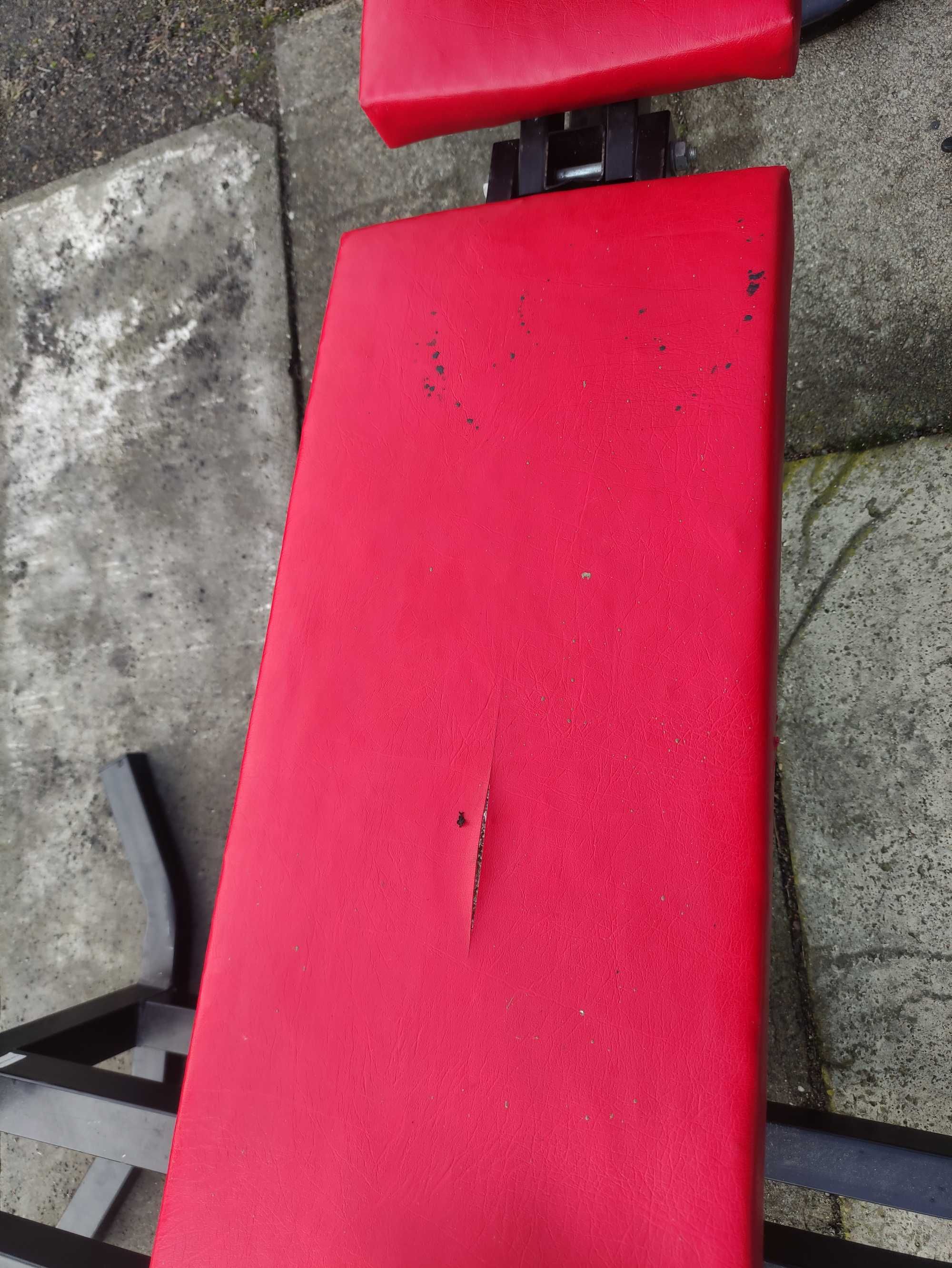 Ławka ławeczka regulowana MARBO obciążenie żeliwo 145kg GRYFY Hantle