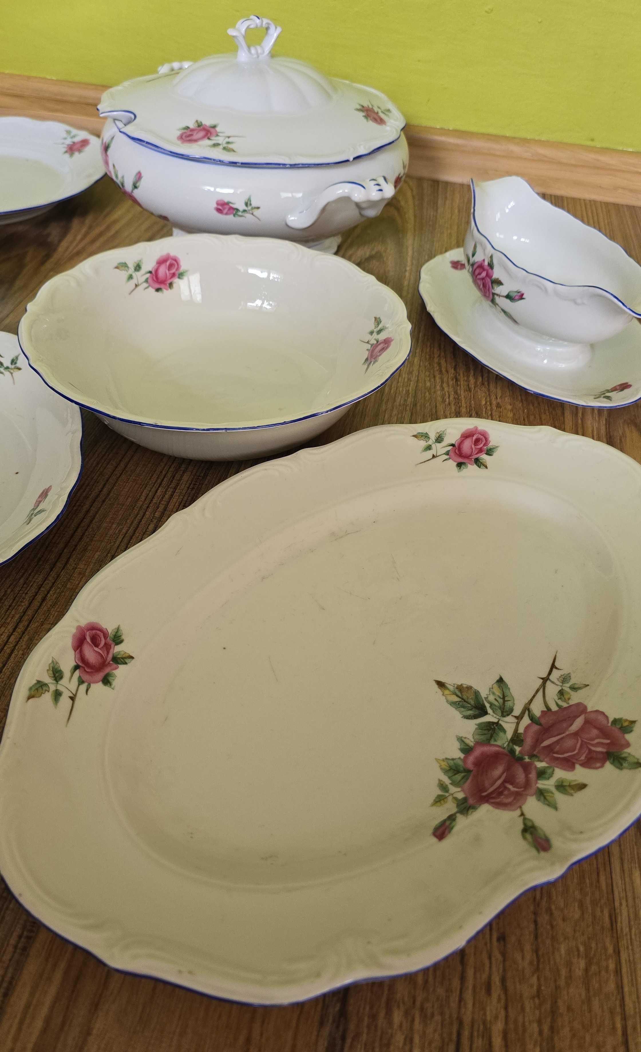 Serwis obiadowy (niepełny) porcelana Bogucice, 11 elementów