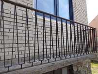 Balustrada barierka metalowa 5 m balkon używana z demontażu