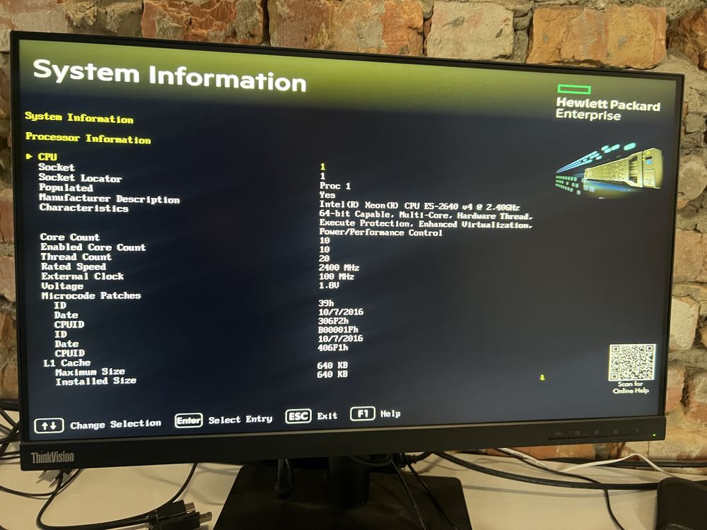 Сервер HP ProLiant DL380 Gen9 Xeon E5 2640 v4
