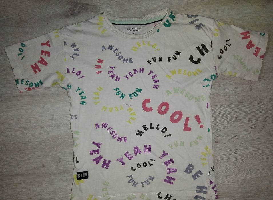 T-shirt chłopięcy Reserved roz.128