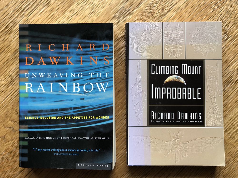 Richard Dawkins bookset “Unweaving the rainbow”