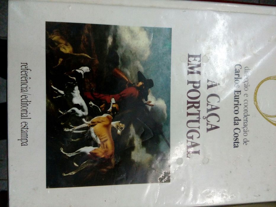 Dois livros tema caça em Portugal novos,quarta edição