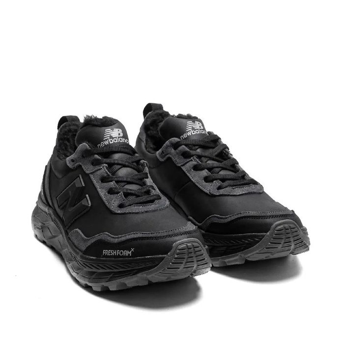 Зимові кросівки чоловічі шкіряні New Balance 40-45р на хутрі