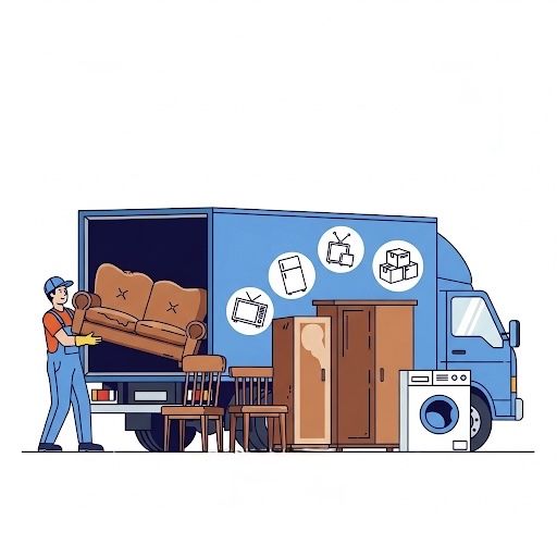 Wywóz gruzu złomu  starych mebli i agd