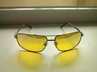 желтые очки оправы стекло идеальное состояние и чехол