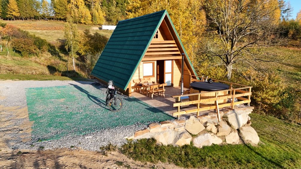 Domek w górach pod Baranią Górą z jacuzzi i z basenem