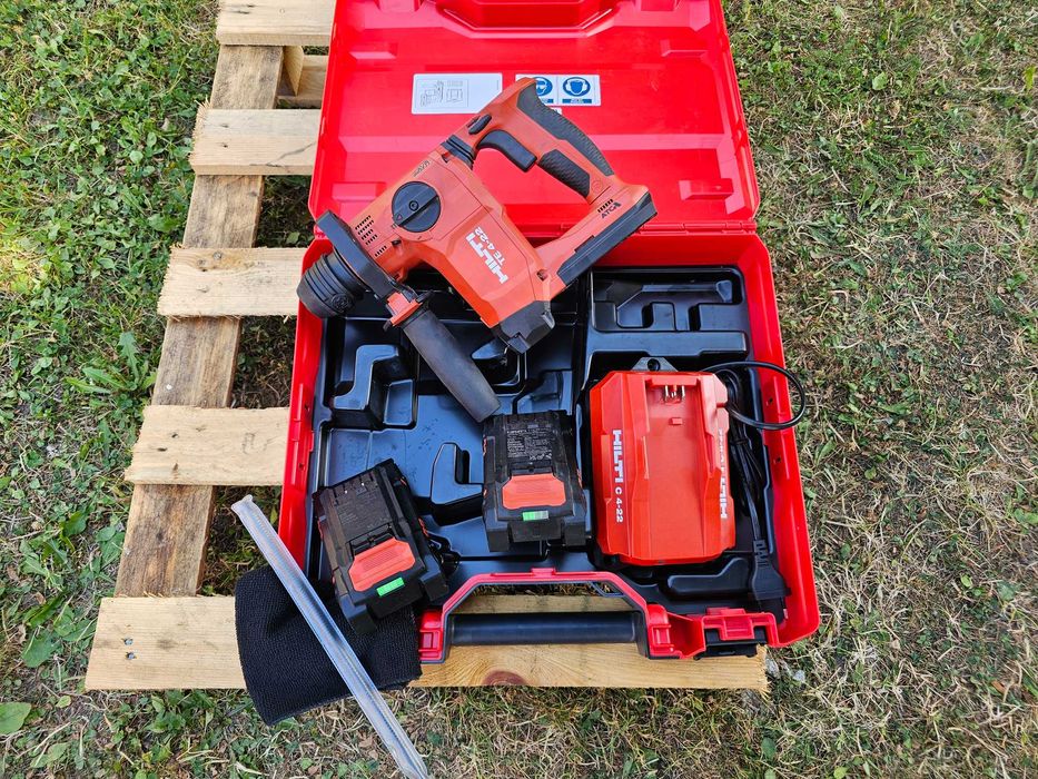 HILTI TE 4-22 młotowiertarka nuron 2x4Ah ładowarka faktura walizka