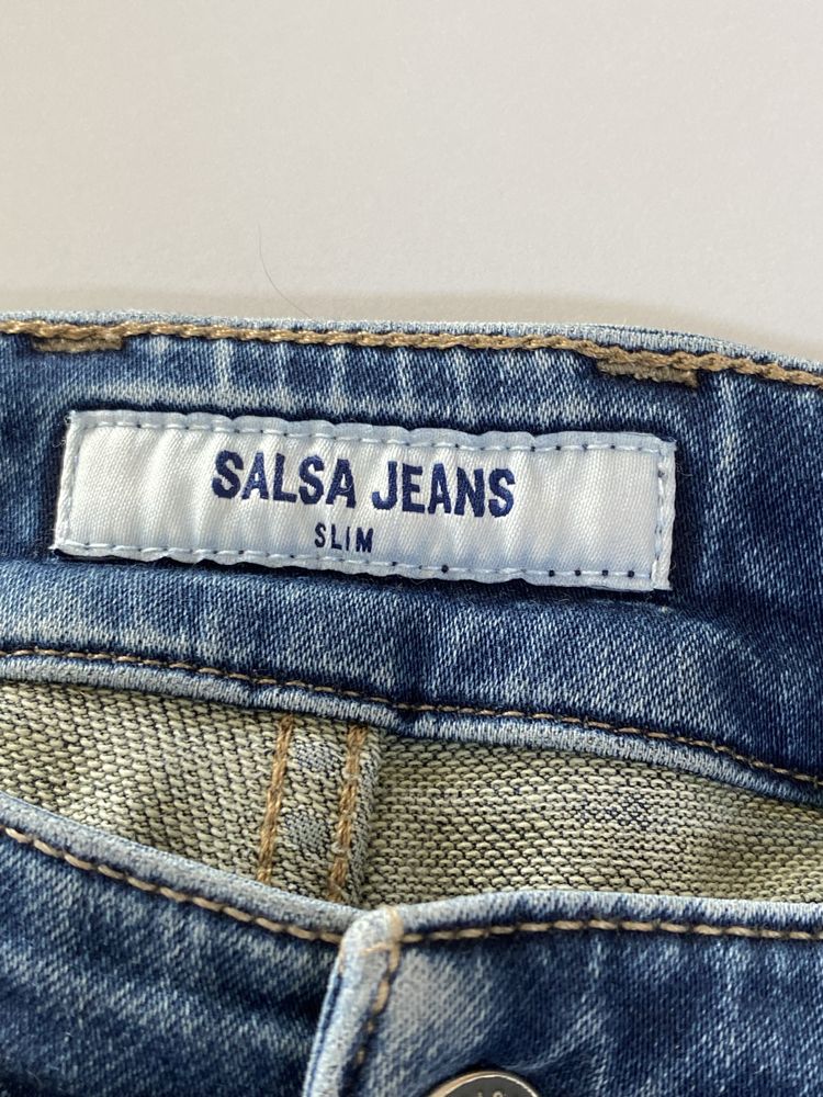 Calças slim Salsa