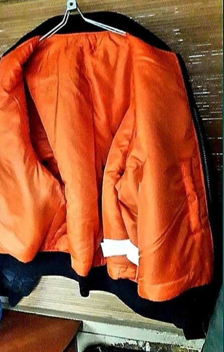 Бомбер Mil-tec MA-1 (M-L) Німеччина, утеплений до -5°,НОВЫЙ олива хаки