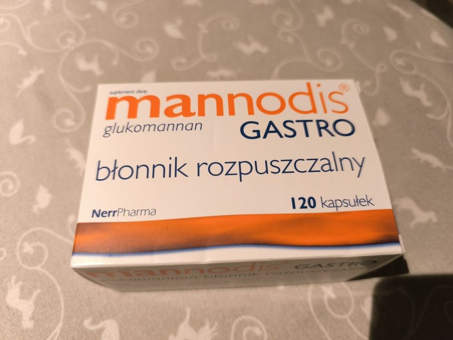 Mannodis gastro,błonnik rozpuszczalny 120 kapsułek