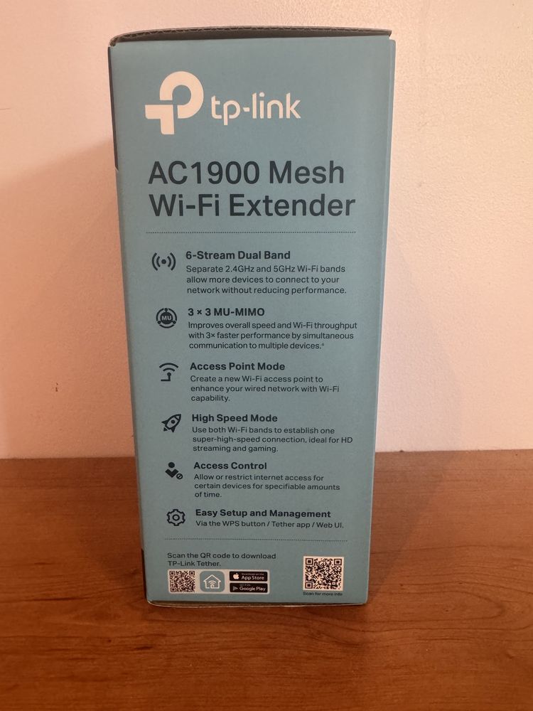 TP-Link RE550 Repetidor de malha AC1900, Wi-Fi de banda dupla