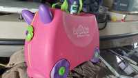 Крутой детский чемодан машинка на колёсах trunki