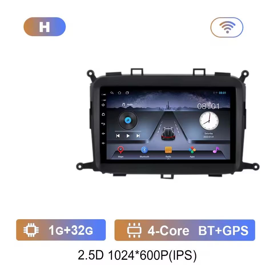 Kia carens IV (2014-)Radio 2 din android gps
