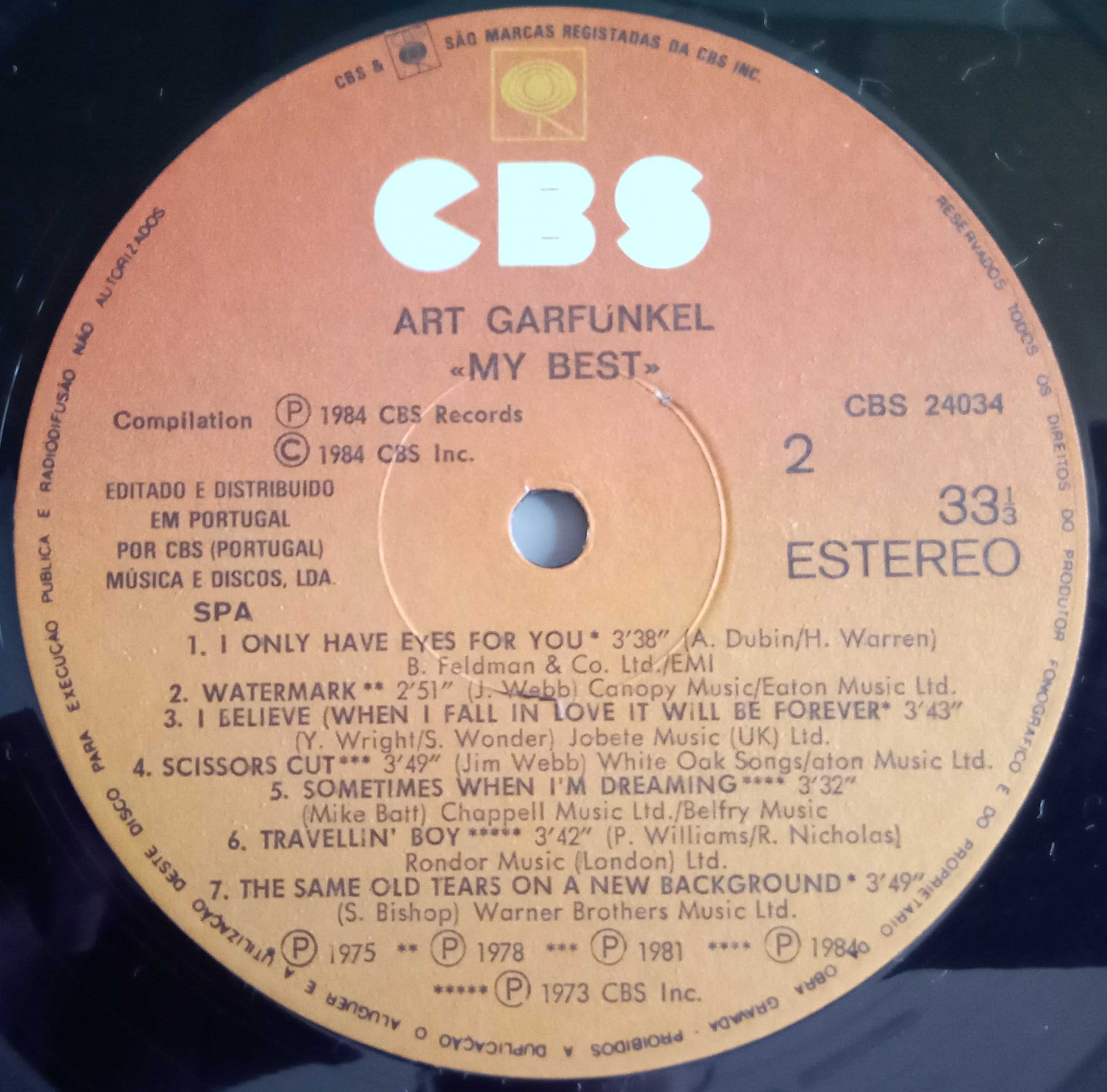 Art Garfunkel - - - - - My Best - - - - - LP