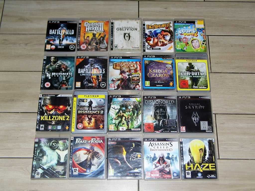 Gry na PS3 Dishonored Bionic Comando Star the Party Guitar Hero