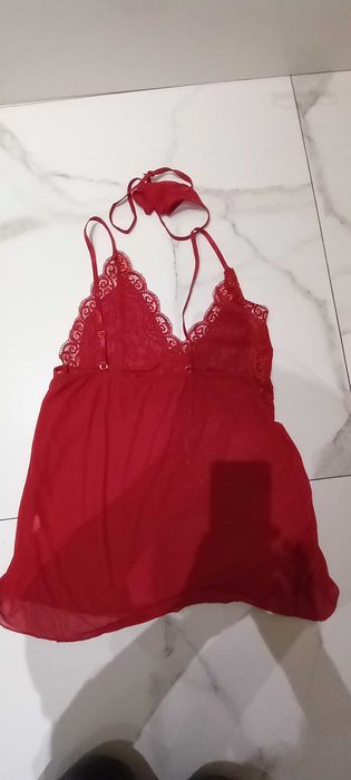 Koszulka nocna seksowna czerwona NOWA , rozmiar M