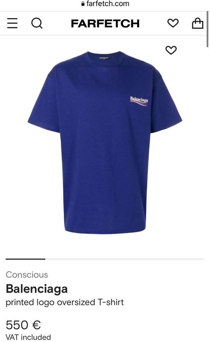 Balenciaga political tshirt