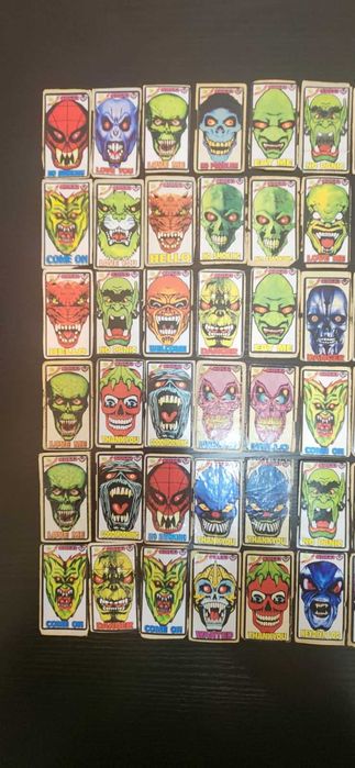 Наклейки, наклейка з 90-иг Iskeletor Kolej №1. 100 штук