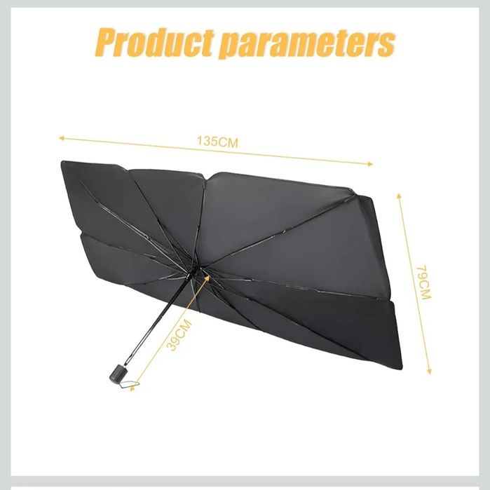 CGEAMDY Osłona przeciwsłoneczna na przednią szybę samochodu