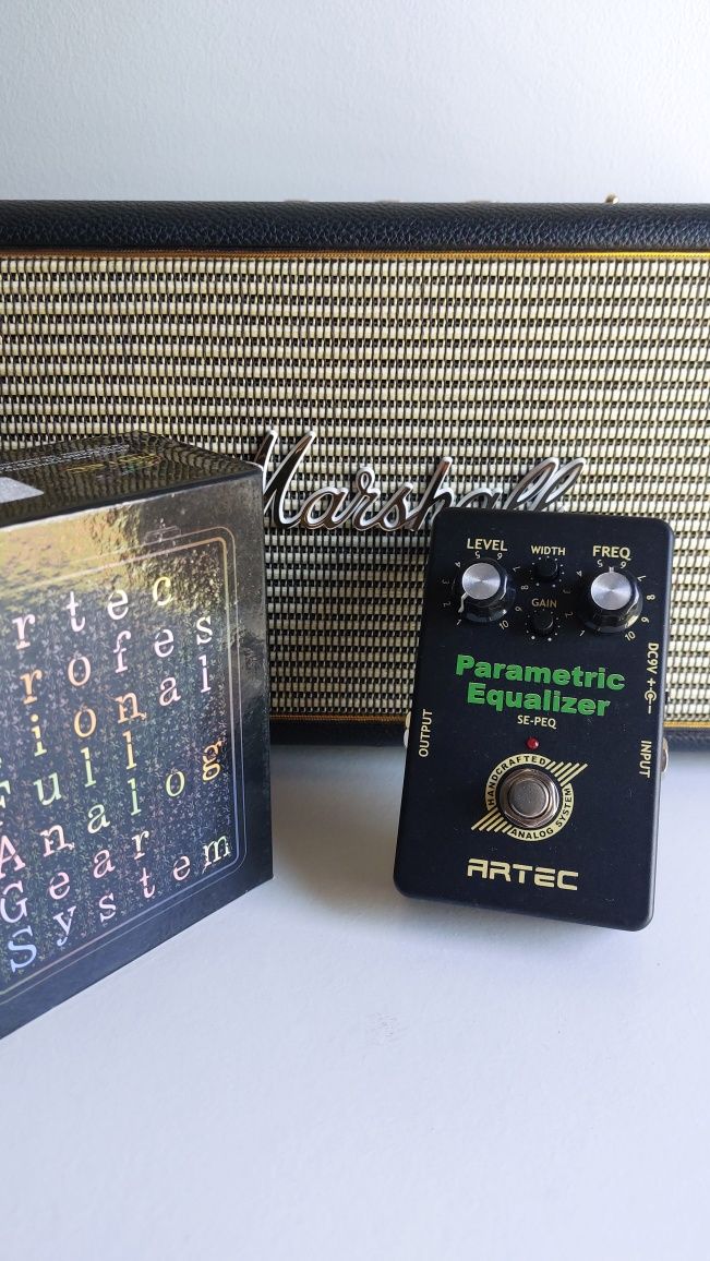 Equalizador paramétrico Artec pedal guitarra