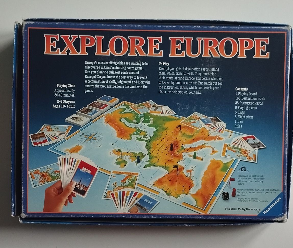 Explore Europe - wyd. 1992 / Ravensburger