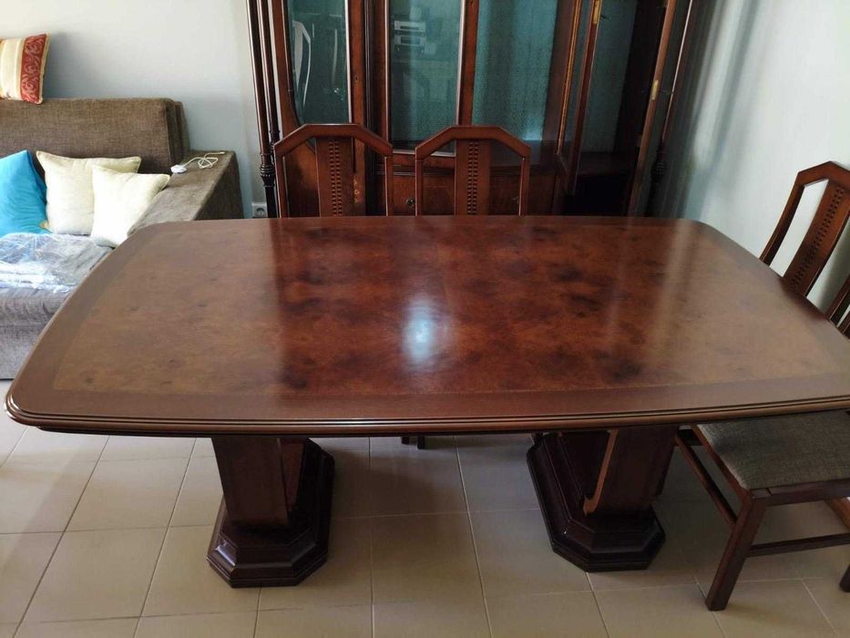 Mesa em Cerejeira + 6 Cadeiras