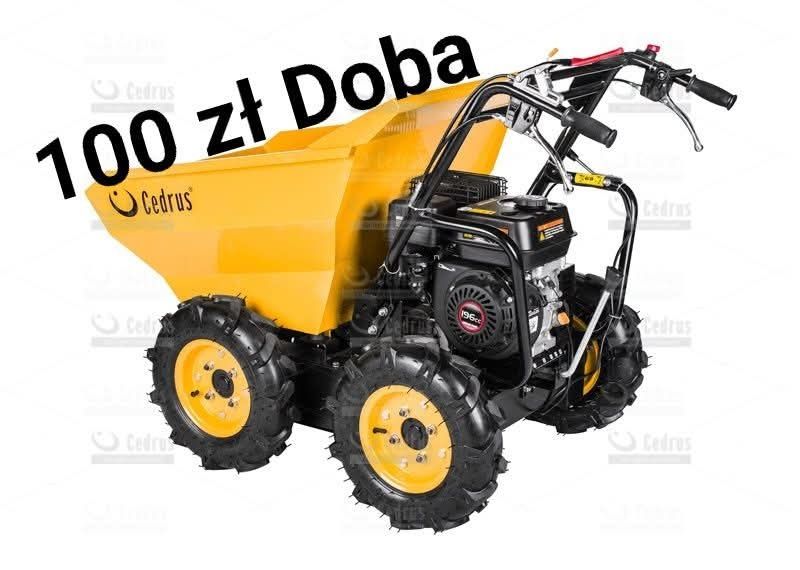 Wynajem wozidła cedrus 300 kg 4x4 wozidło taczka transporter wynajem