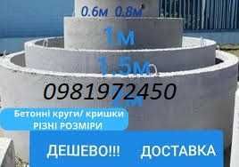Бетонні круги СептикКаналізаціяПід ключЯкісноПерелевні септикиНедорого