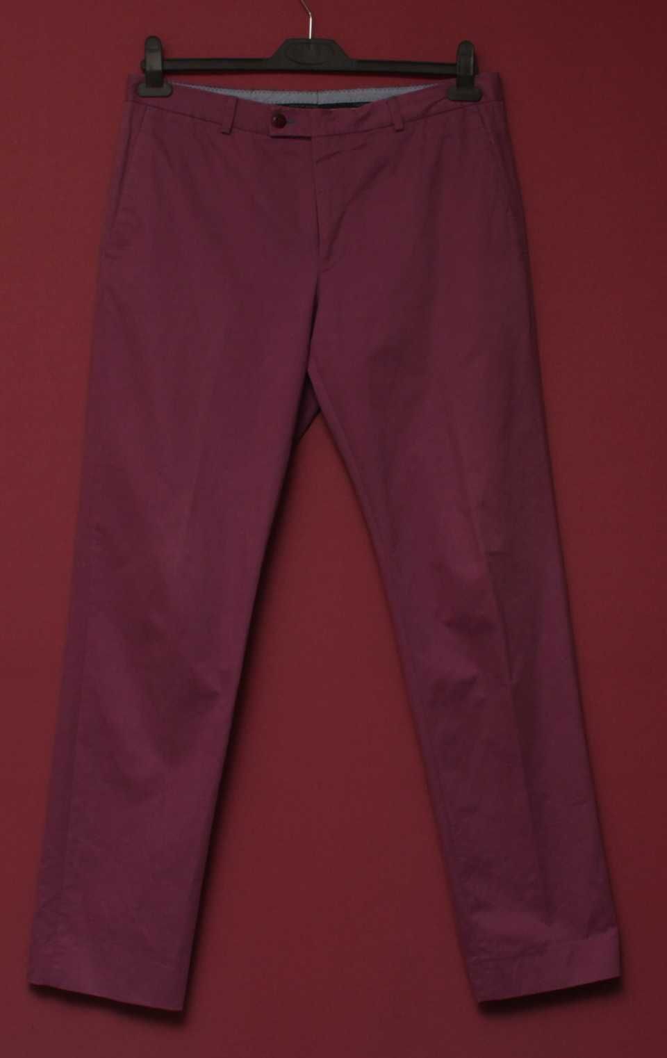 Tommy Hilfiger 48 (34) брюки из хлопка цвета фуксия